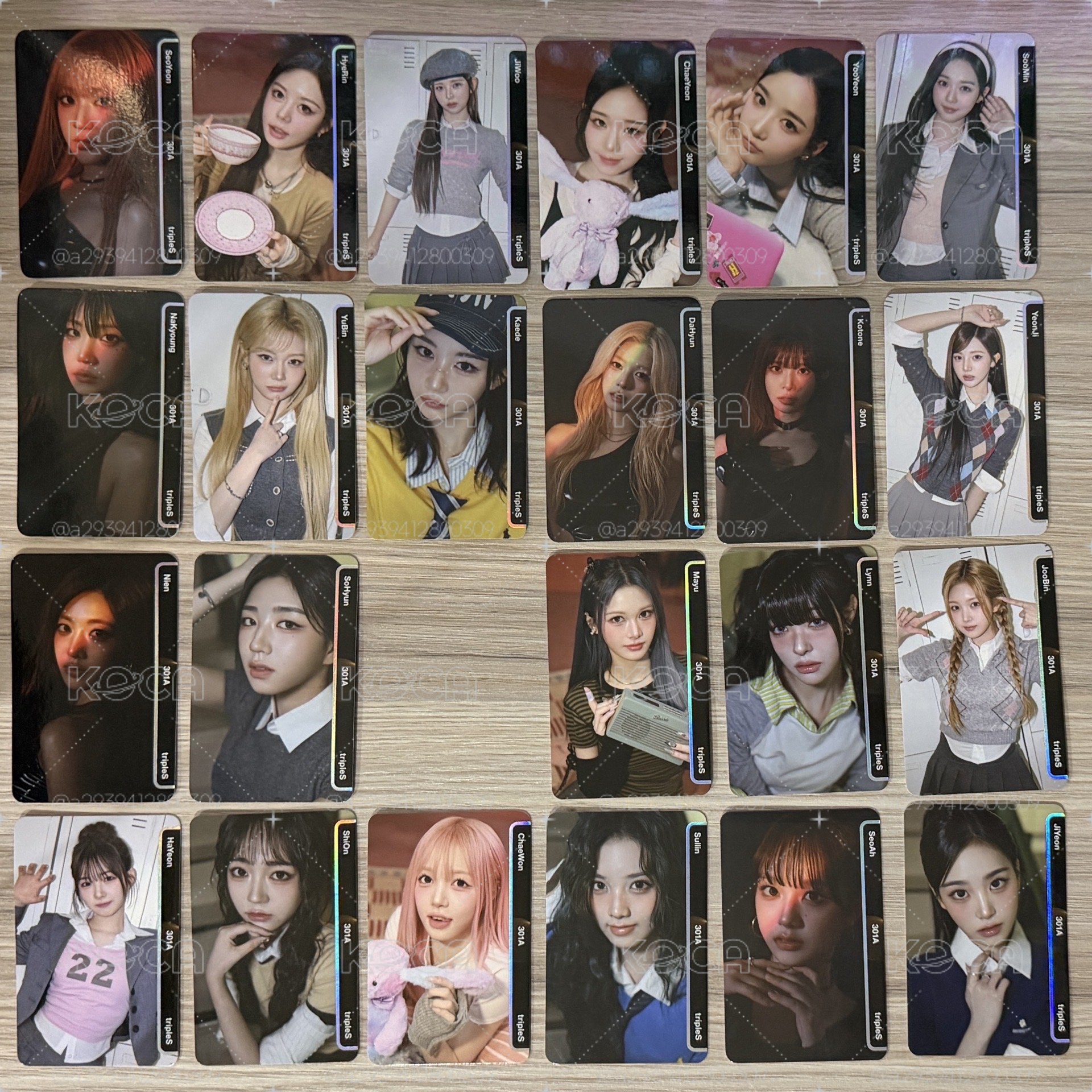 tripleS msnz OMA BB301 實體卡(僅實體）