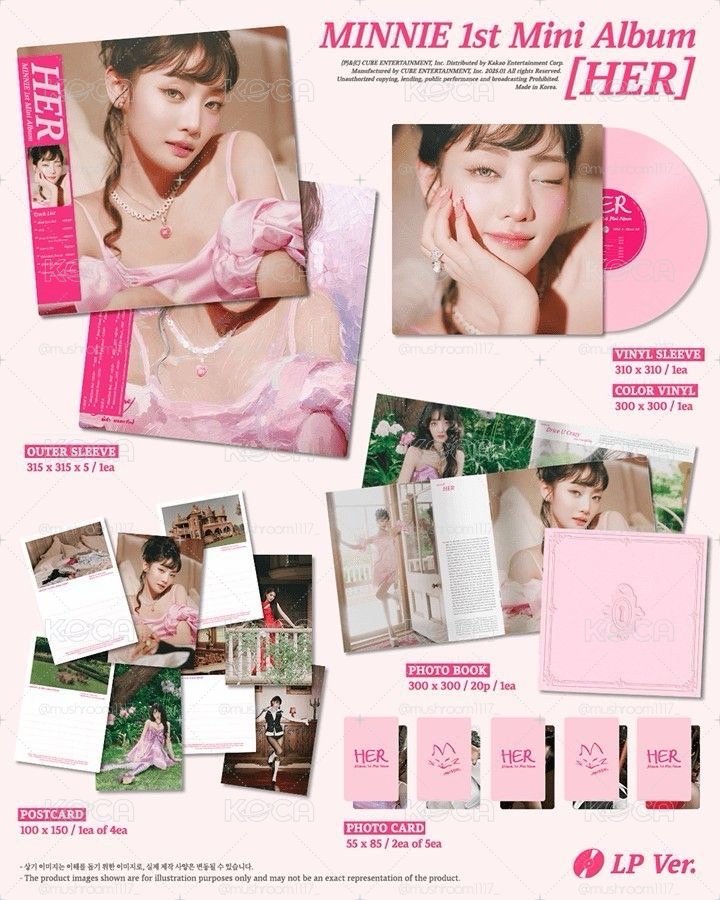 MINNIE 1st Mini Album [HER] （LP ver.）