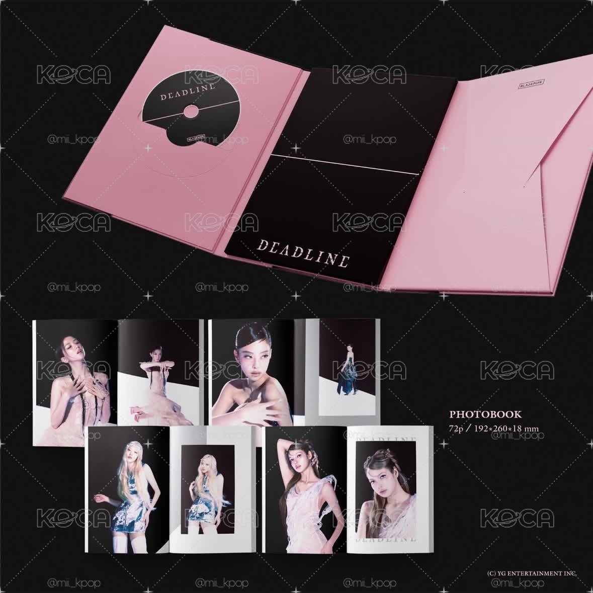 Blackpink迷你3輯PB黑+粉版+WVS特典組 (預購）
