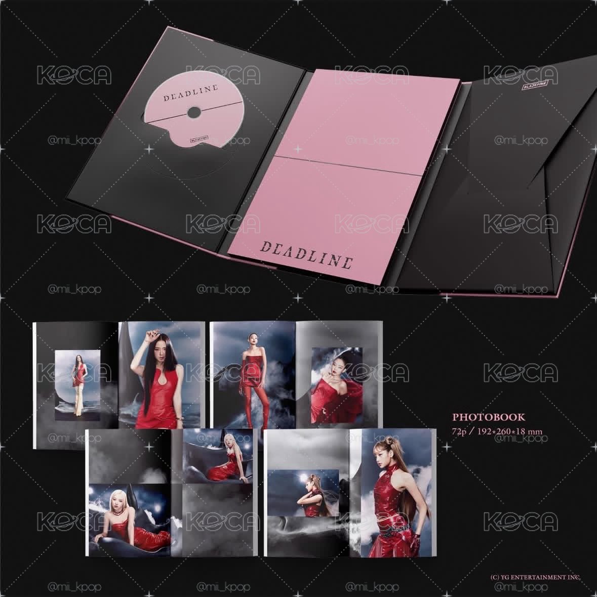 Blackpink迷你3輯PB黑+粉版+WVS特典組 (預購）