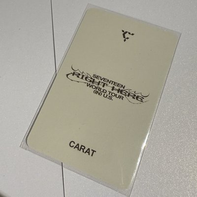 RIGHT HERE 克拉粽 場限 美巡卡背 李碩珉 DK