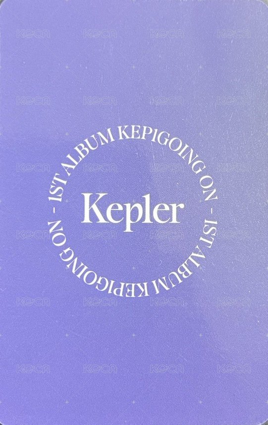 正規一 專輯卡 NOUS ver. 背面