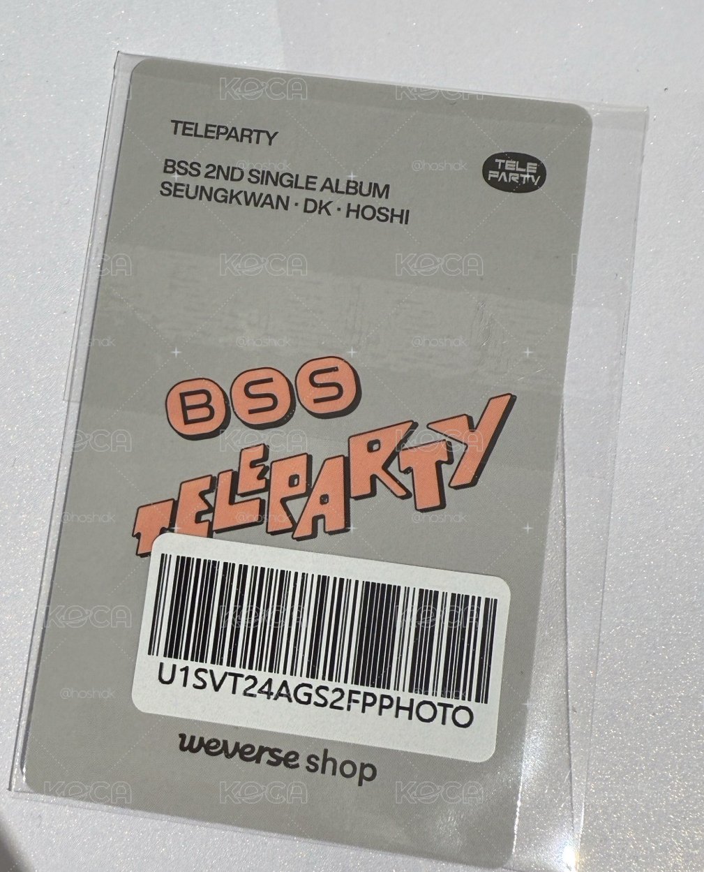TELEPARTY wvs fanparty 特典卡 碩 應募卡