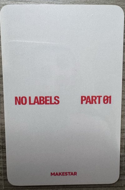 NO LABELS ms 特典卡