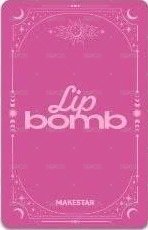 lip bomb ms 3.0線上 簽售卡 塔羅 背面