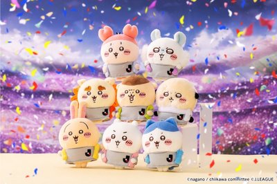 現貨 吉伊卡哇 chiikawa🌼足球J League限定聯名 吊飾娃 鑰匙圈 小八貓 兔兔 烏薩奇 獅薩 栗子