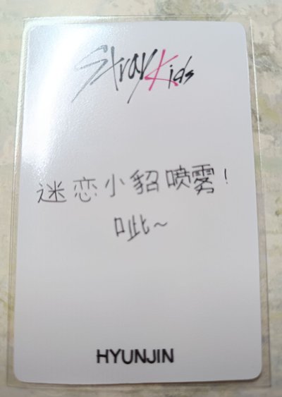 straykids 樂-STAR yzy 1.0 特典 辰