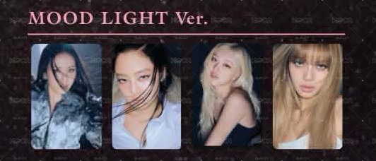 BLACKPINK-DEADLINE MOOD LIGHT Ver.小卡（預購）