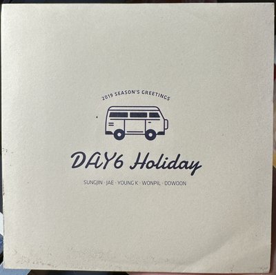 DAY6 2019年曆明信片+DVD