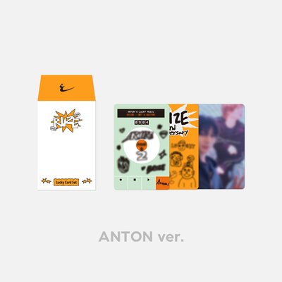 RIIZE ANTON 李燦榮 2週年幸運卡SET 未拆