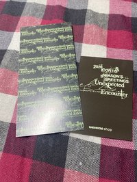 26年曆 wvs 特典卡趙雨凡 +26年曆 年曆卡 五宮格