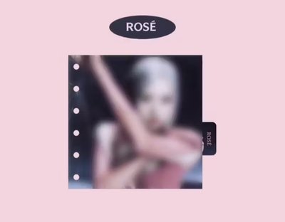 ROSÉ 封面索引冊