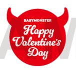 日本情人節 一番賞 貼紙 紅色惡魔角