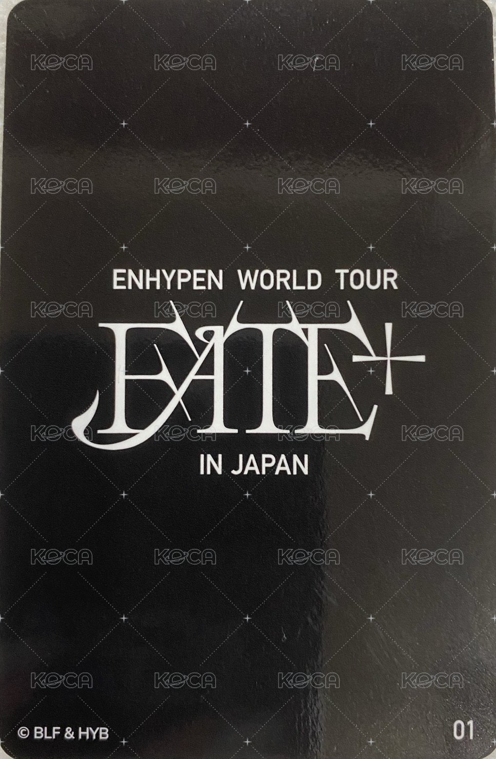 FATE+ 周邊卡  背面