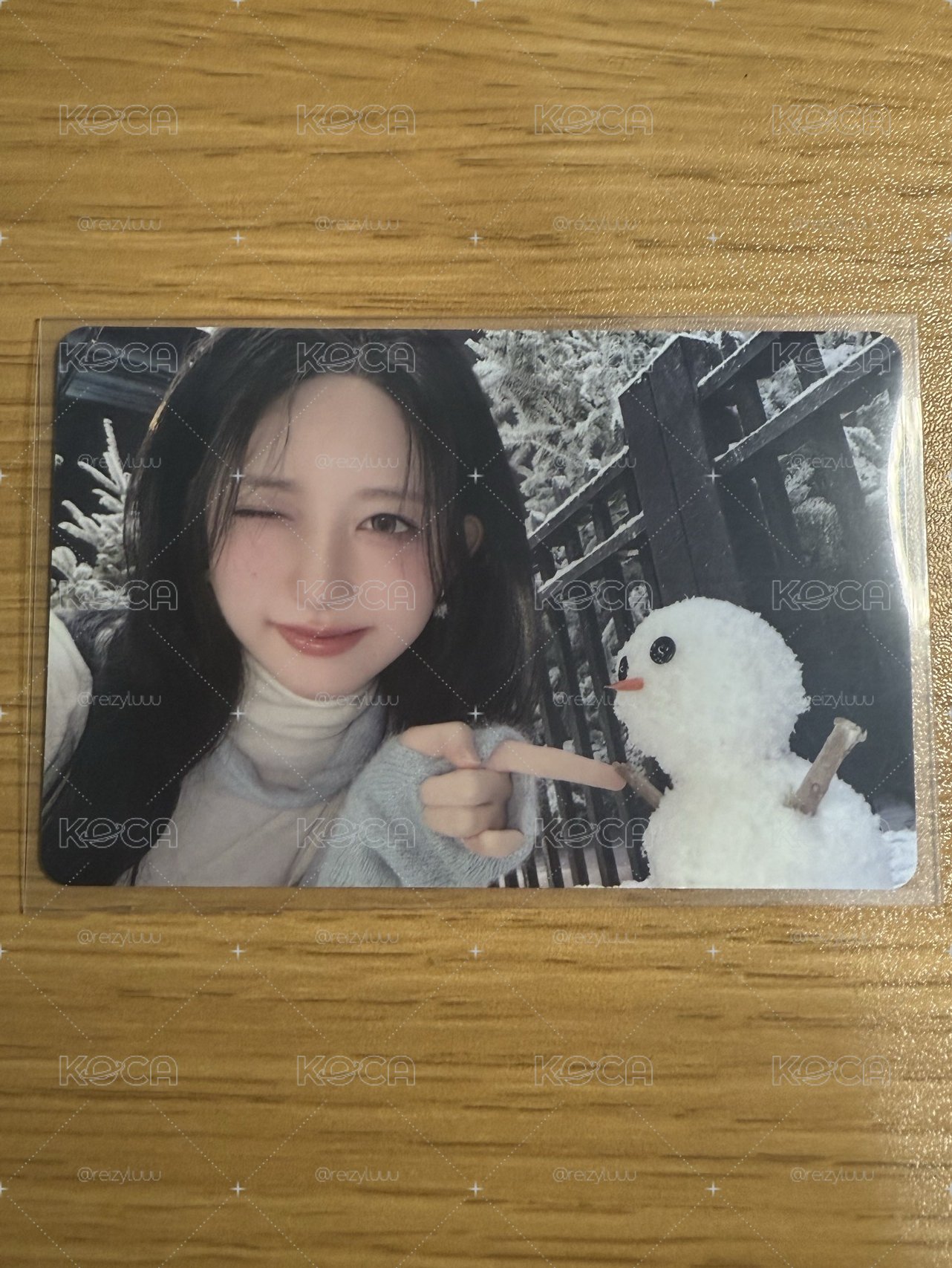 IVE EMPATHY 專輯卡 雪地秋