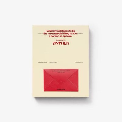 ENHYPEN正規二ROMANCE:UNTOLD INCEPTIO ver.黃版小卡 朴綜星小卡