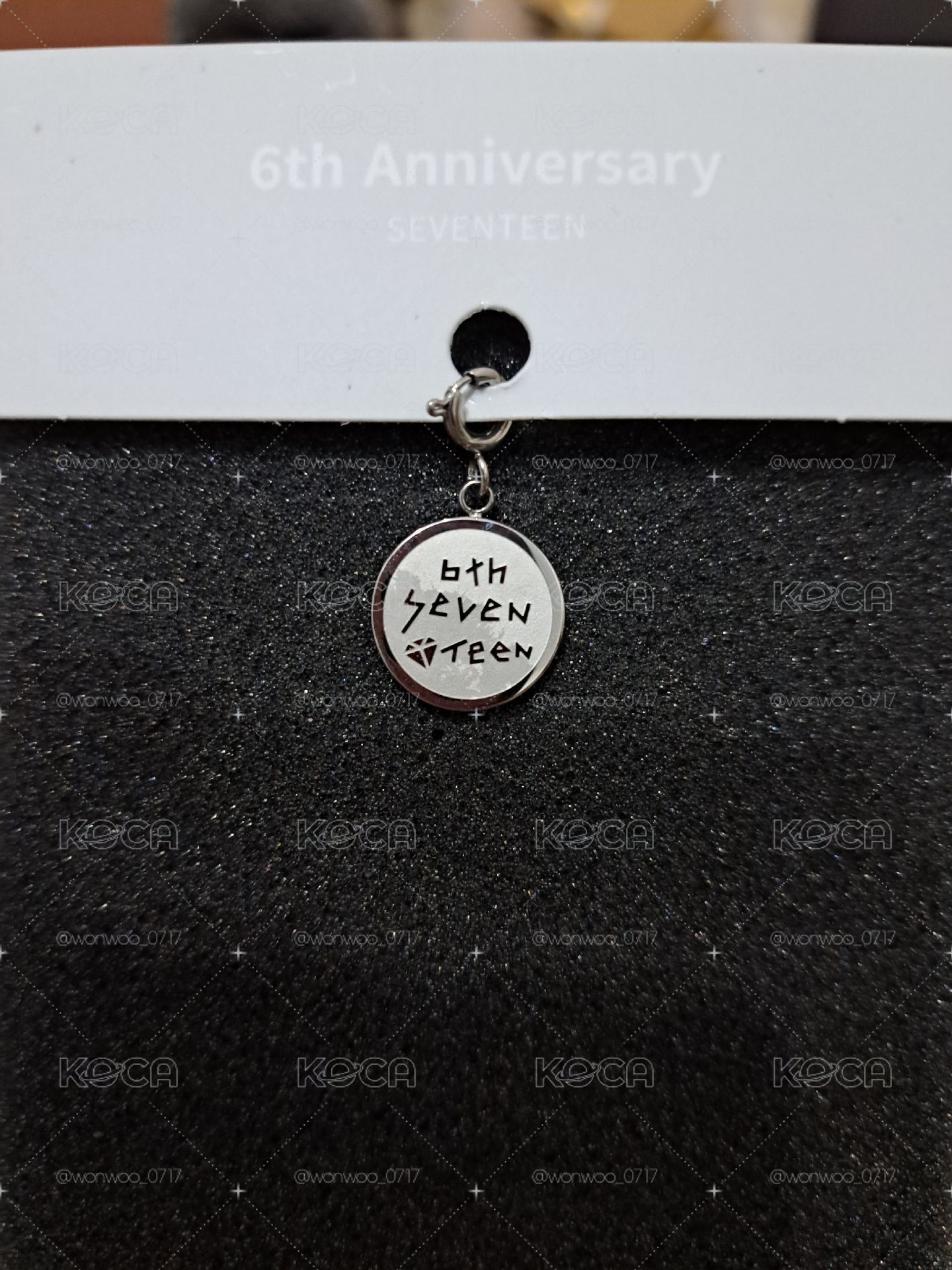 SEVENTEEN 六週年吊墜 碩珉
