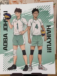 卡片貼紙 排球少年 明信片