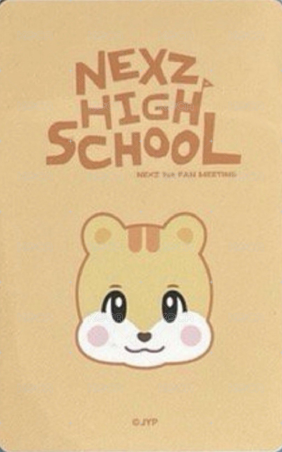 一期飯咪 卡套 周邊卡  背面