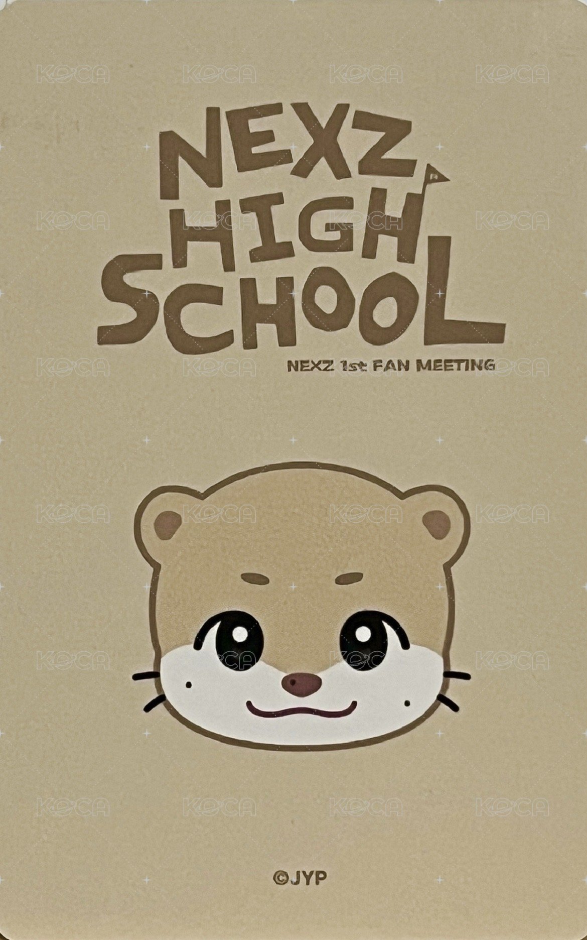 一期飯咪 卡套 周邊卡  背面