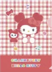 三麗鷗聯名 迷你格紋透明款 資料夾 CHAENGVELY