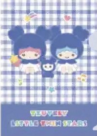 三麗鷗聯名 迷你格紋透明款 資料夾 TZUVELY