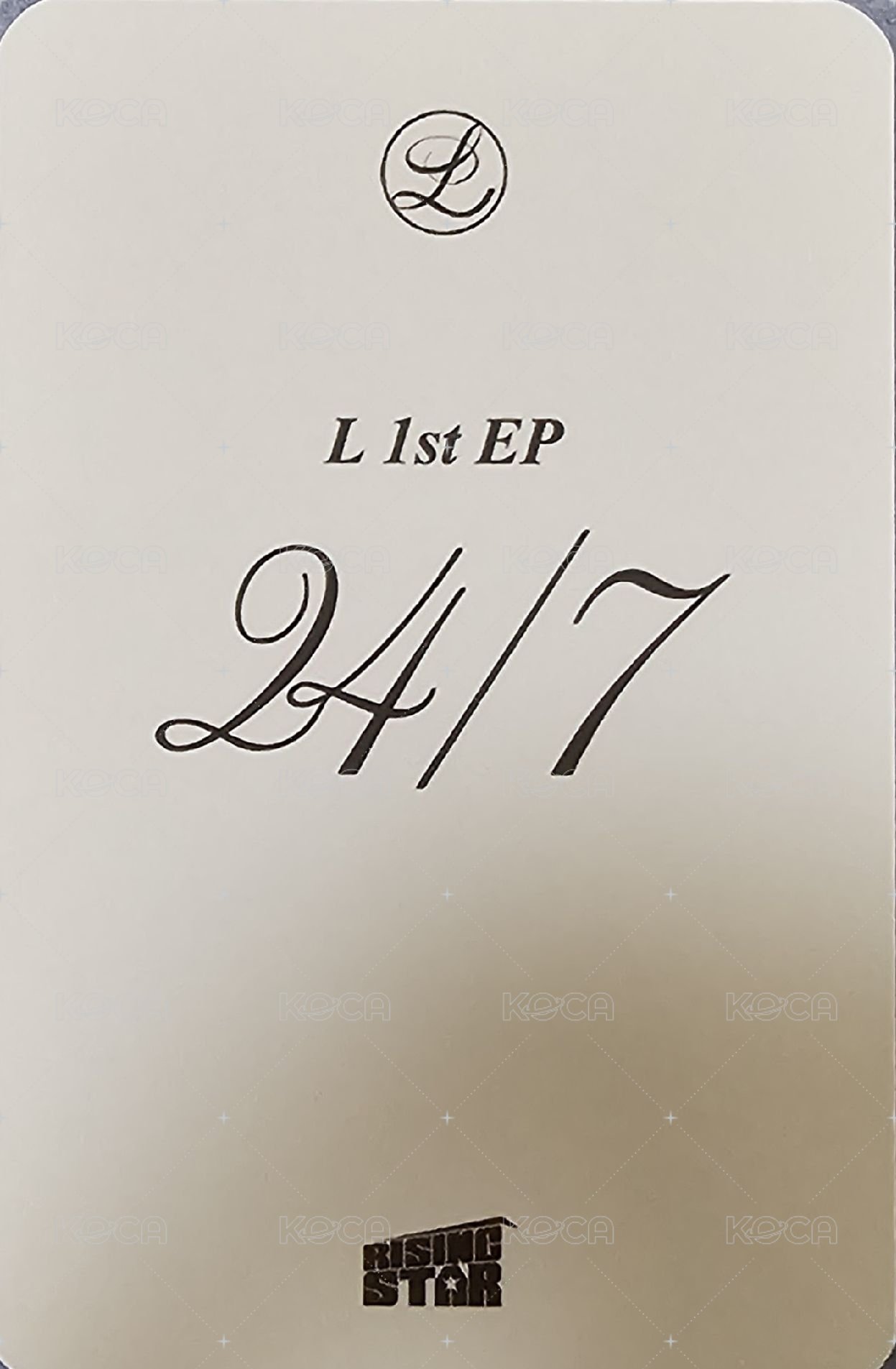 24/7 Rising-star 線上 2.0 簽售卡  背面