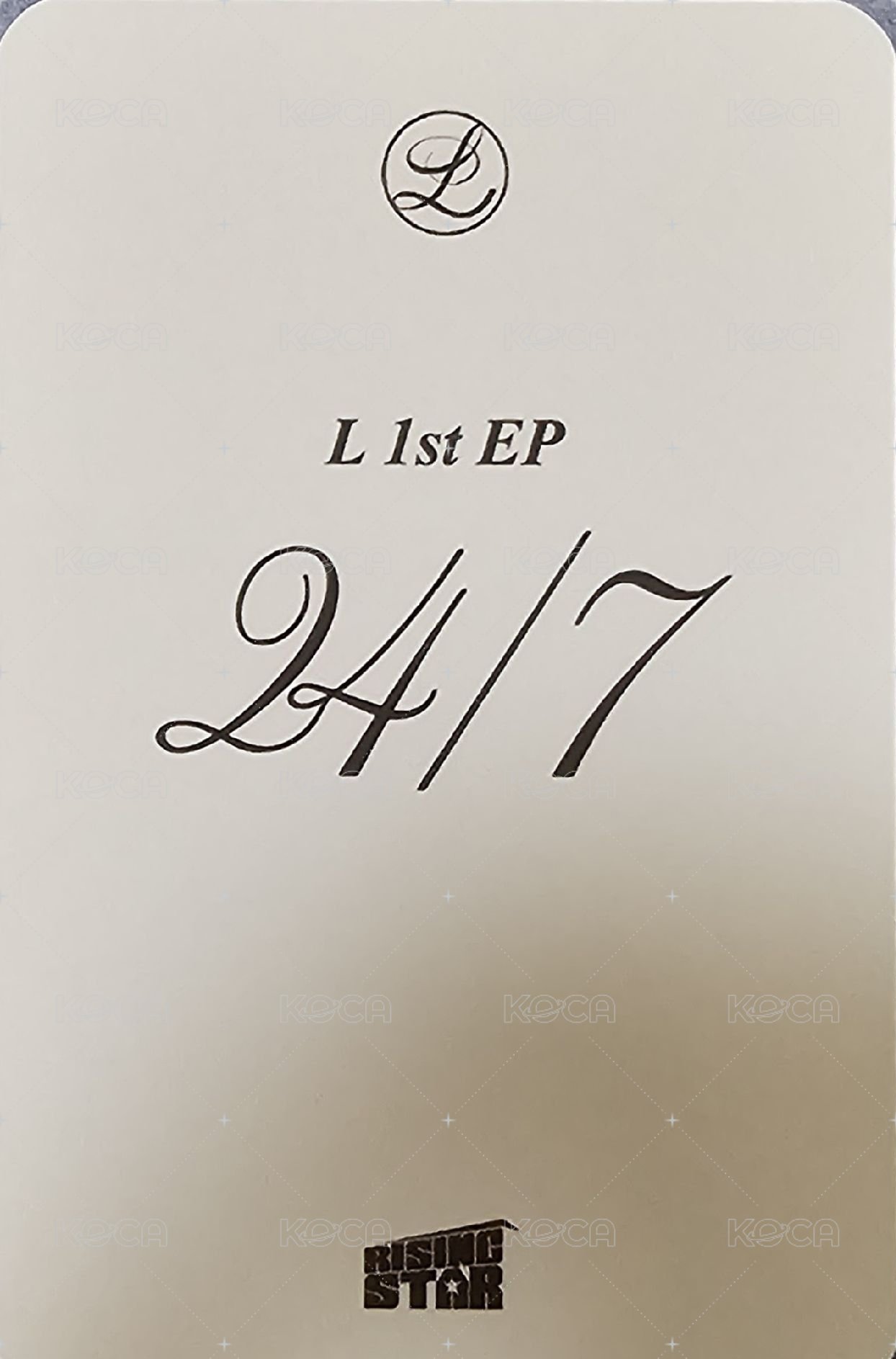 24/7 Rising-star 線上 2.0 簽售卡  背面