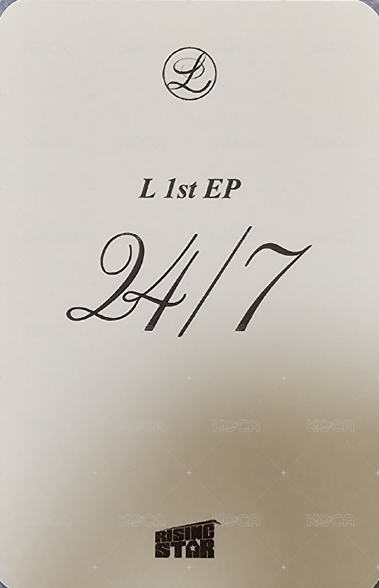 24/7 Rising-star 線上 2.0 簽售卡  背面