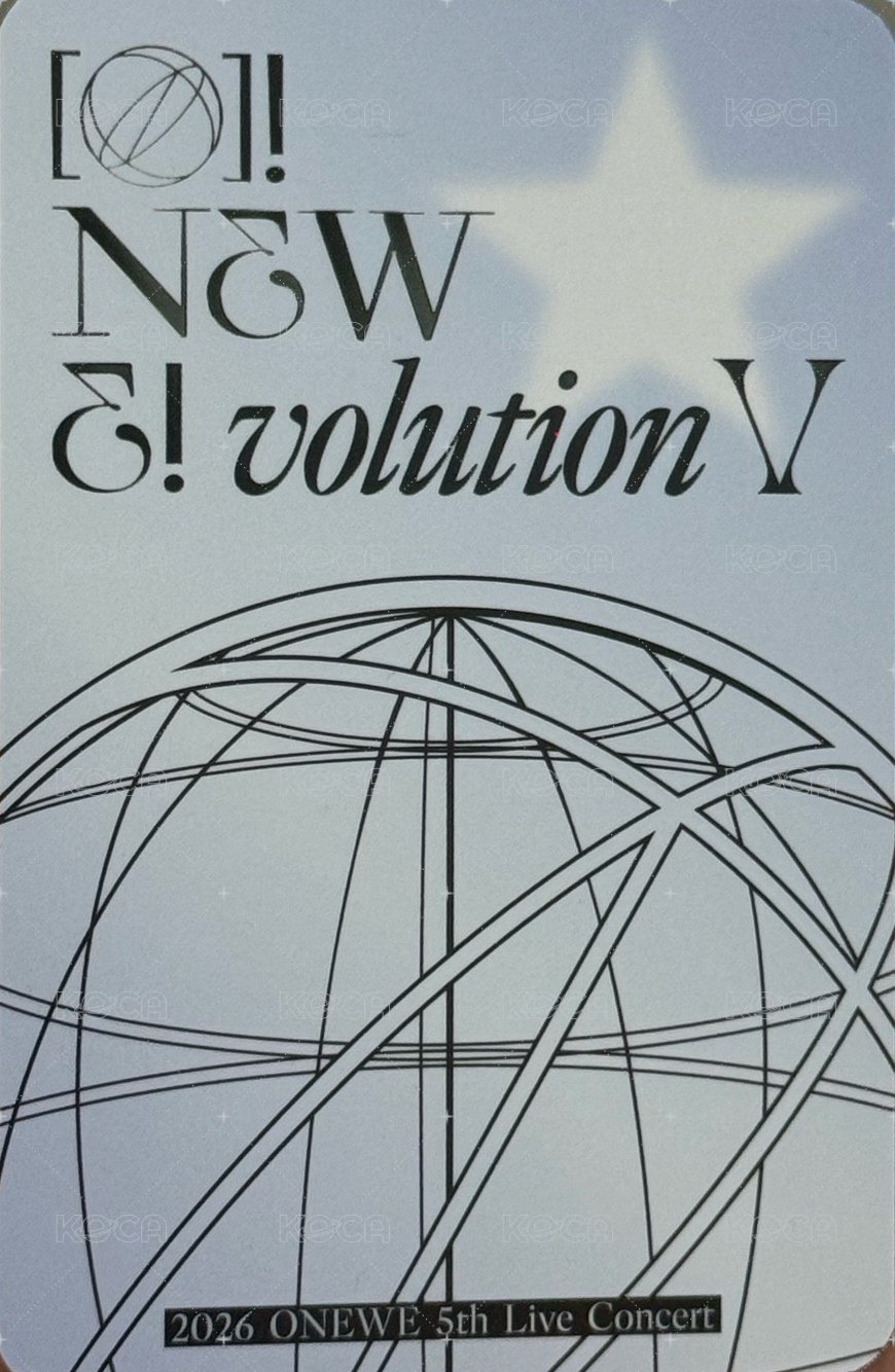 오뉴블5 Day2 入場卡 / 場限卡  背面