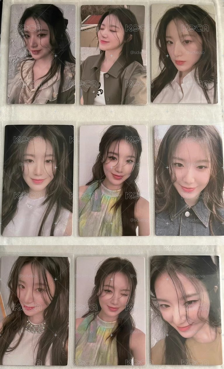 i-dle 舒華雜誌小卡