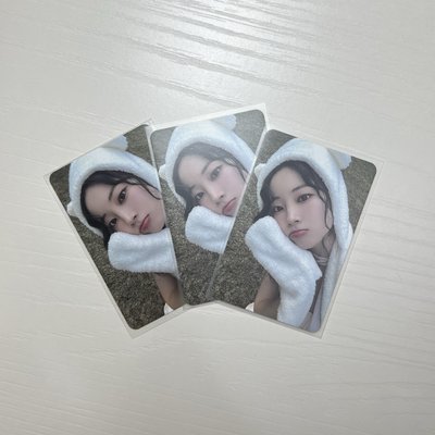 TWICE 專卡 熊帽 白帽