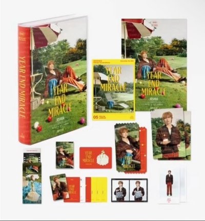 seventeen 洪知秀生日禮盒 小卡盤