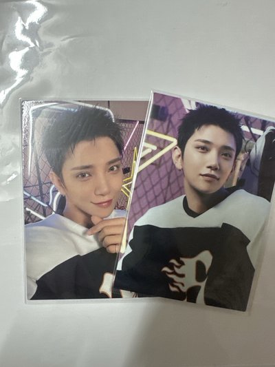 seventeen 洪知秀生日禮盒 小卡盤