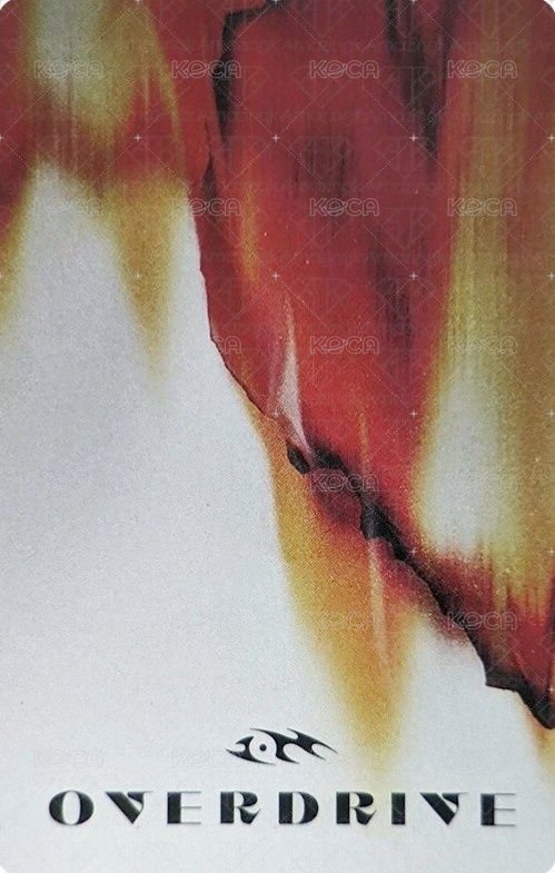 OVERDRIVE metal/pb 專輯卡 mood 背面