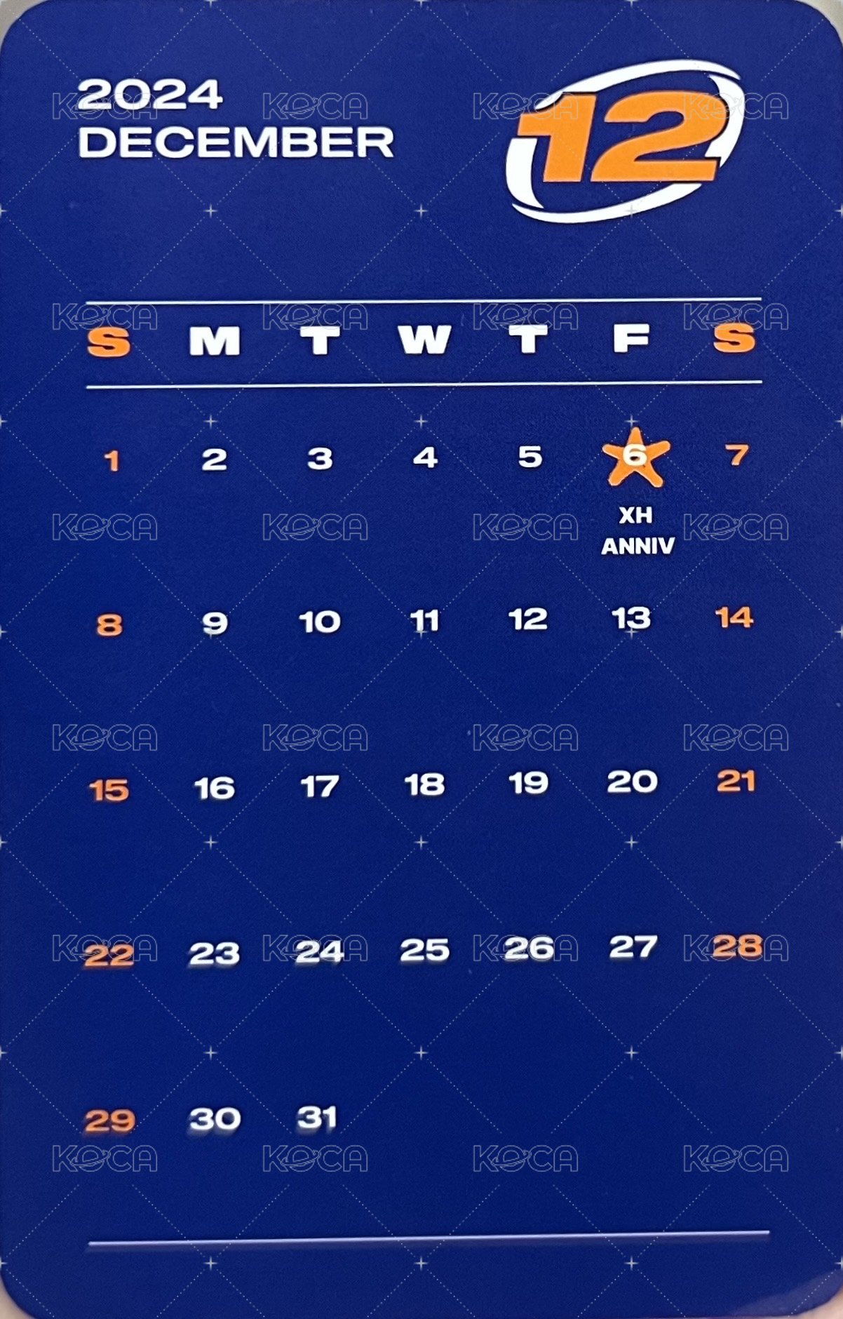 Break the Brake Year Book 年曆卡  背面