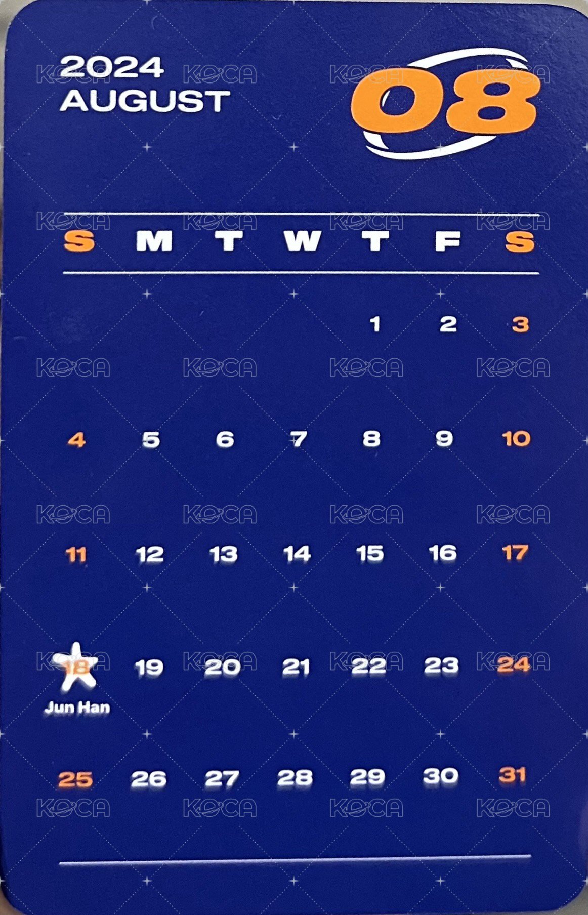 Break the Brake Year Book 年曆卡  背面