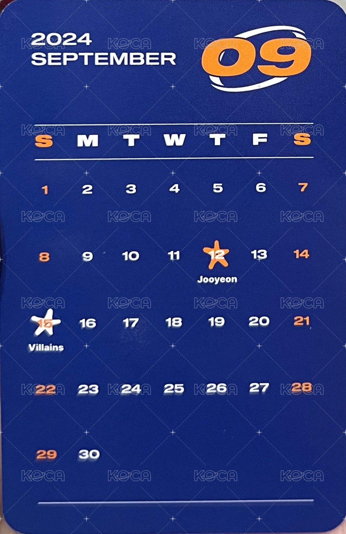 Break the Brake Year Book 年曆卡  背面