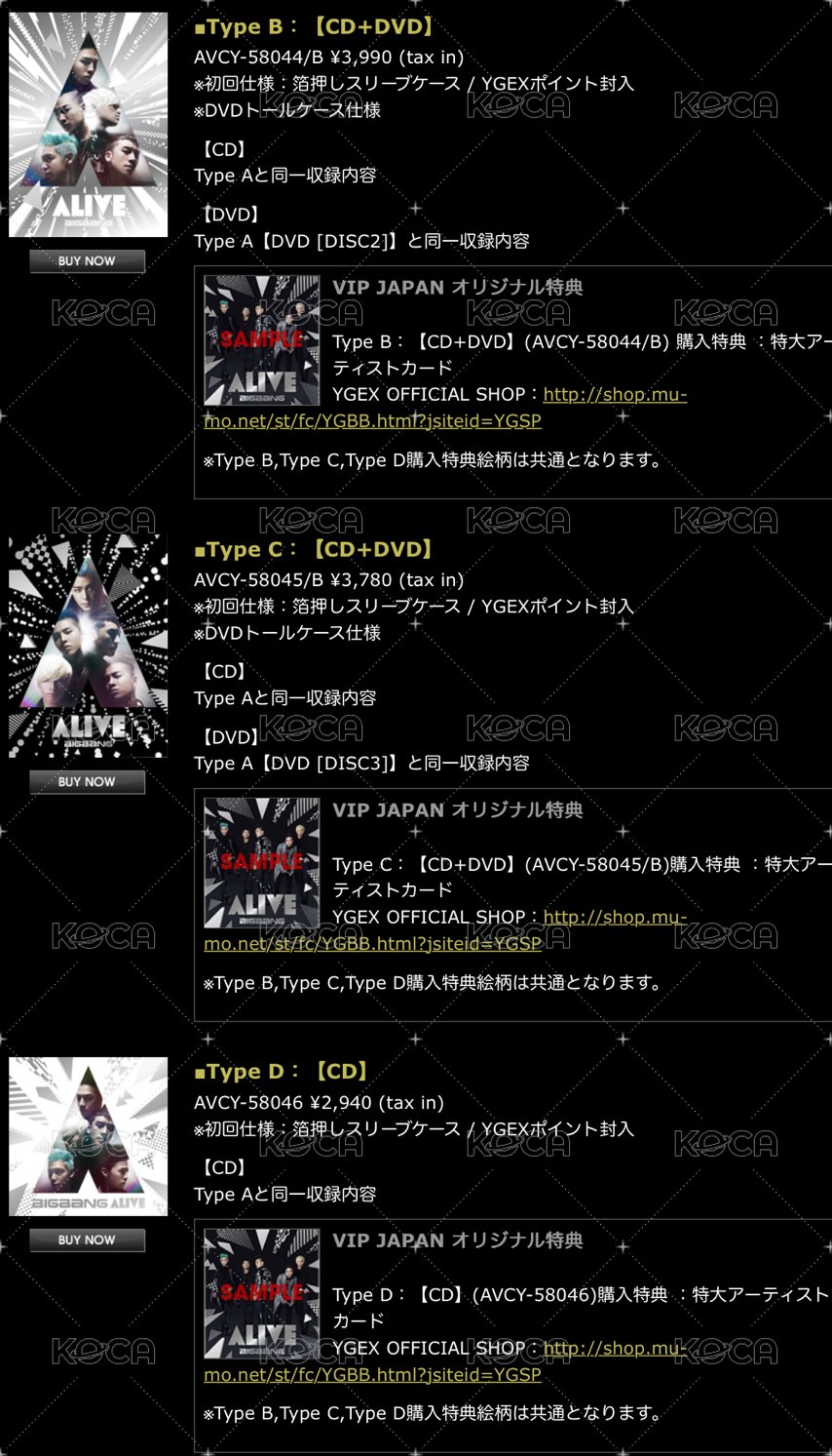 日正規4 Type B C D 明信片  背面