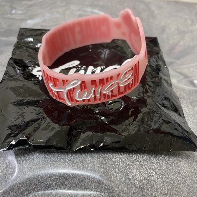 全新彩瑛夜光矽膠手環