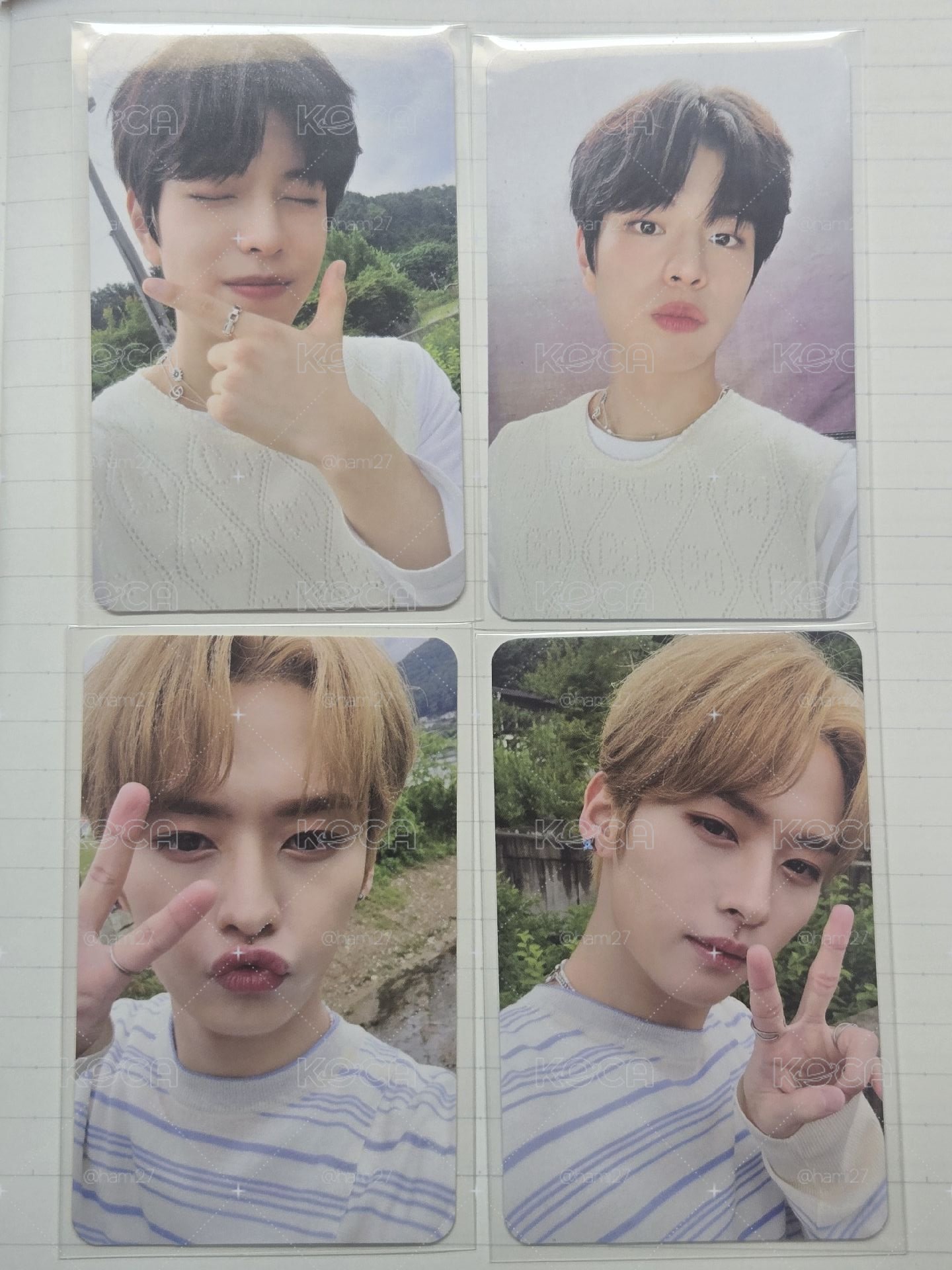 Stray Kids 李旻浩 金昇玟 二期會員禮小卡 