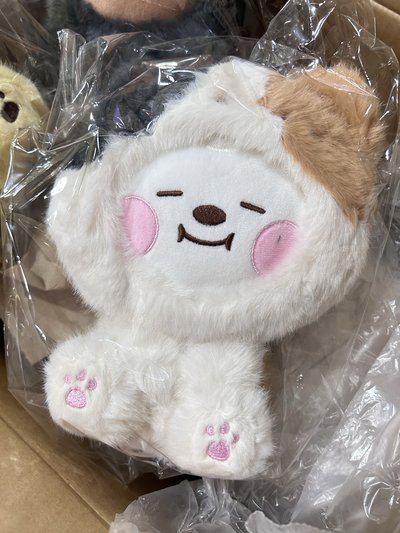 BT21 more fluffy 大娃 坐娃