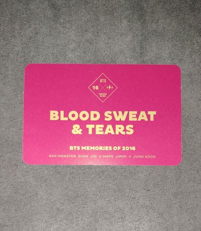 2016回憶錄 血汗淚團卡