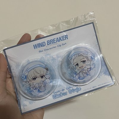 梶+梅 冬季Q版加閃徽章套組