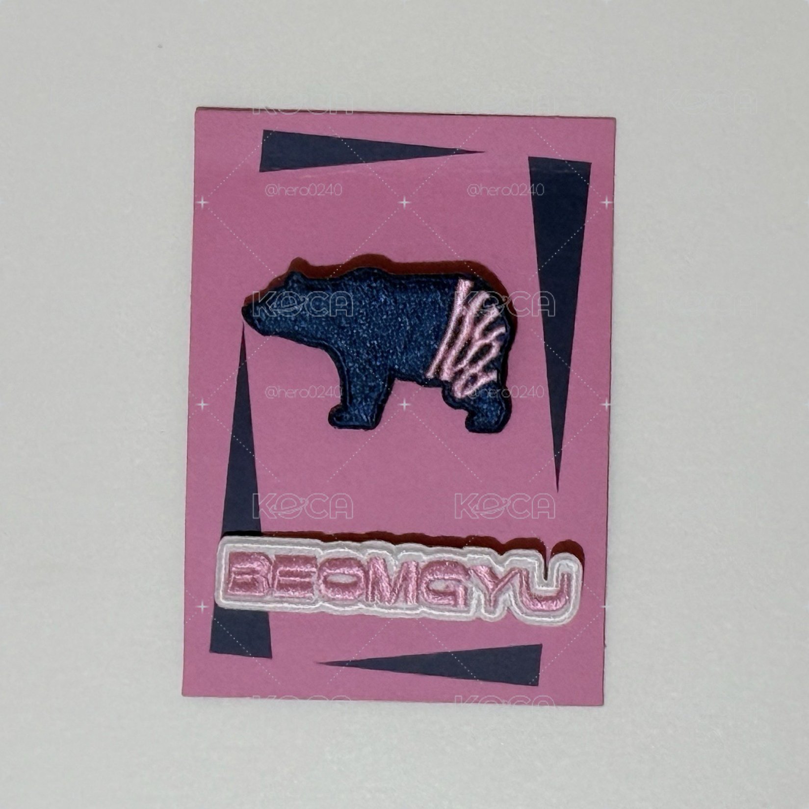 杋圭 FOE WVS特典 刺繡徽章
