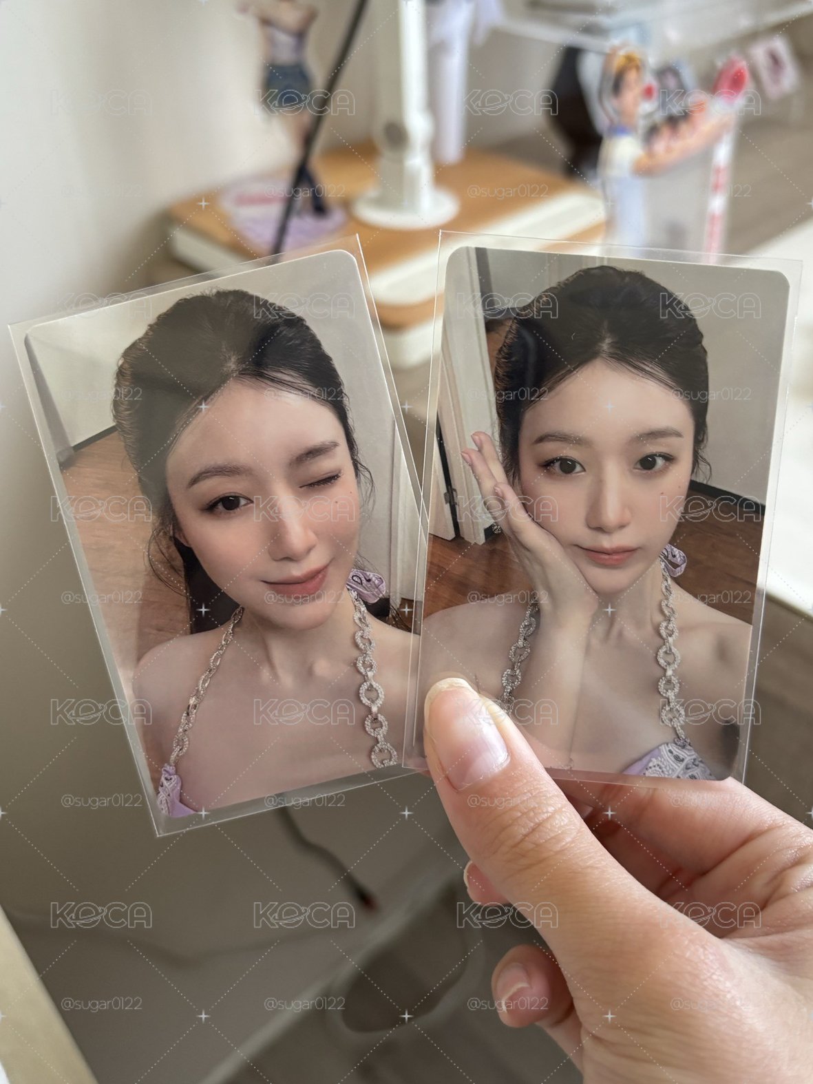 刷香水代言卡