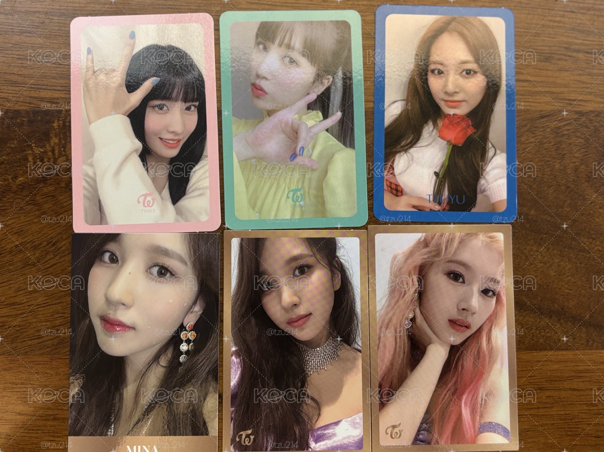TWICE 專卡 桃紗南瑜