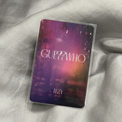 GUESS WHO sw 1.0 簽售卡 黃禮志 警官志