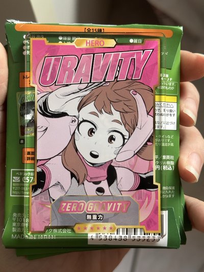 麗日御茶子 js二彈數據卡