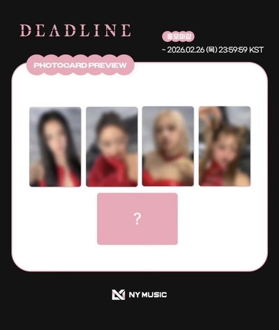 Blackpink Deandline NY通路特典+單封未拆專